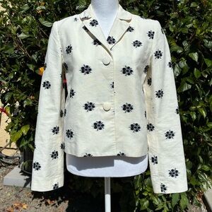 Barney’s New York White Cropped Jacket - Women's Size Small